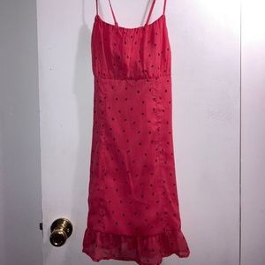Leith berry red dress